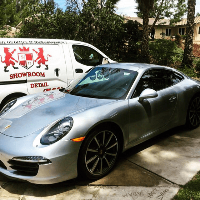Porsche detailed at home